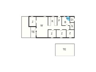 Vakantiehuis Skaven Strand Grondplan 36