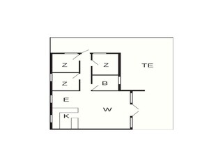 Holiday house Bork Havn Floor Plan 2