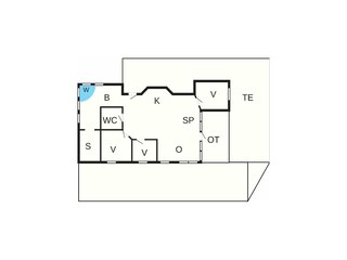 Vakantiehuis Frørup Grondplan 23