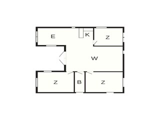 Casa de vacaciones Arrild Plano de planta 3