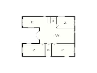 Vakantiehuis Arrild Grondplan 3
