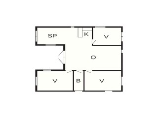 Casa de vacaciones Arrild Plano de planta 4