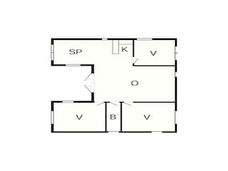Vakantiehuis Arrild Grondplan 4