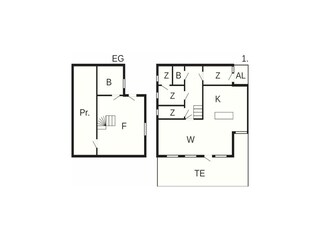 Casa de vacaciones Torsken Plano de planta 48