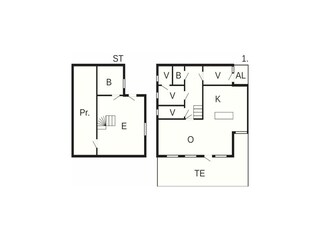 Vakantiehuis Torsken Grondplan 5