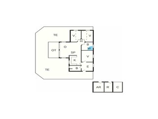 Vakantiehuis Blåvand Grondplan 24