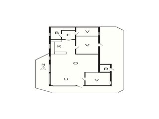 Casa per le vacanze Løkken Pianta del piano 40