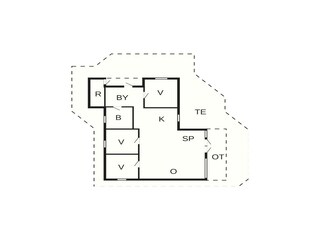Casa de vacaciones Ansager Plano de planta 2