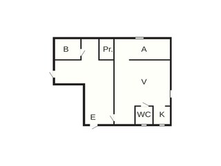 Casa de vacaciones Lysekil Plano de planta 4