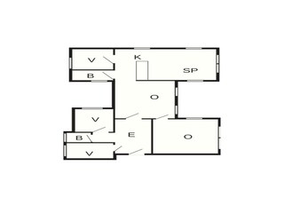 Ferienhaus Blåvand Grundriss 3