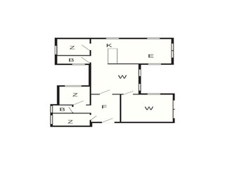 Ferienhaus Blåvand Grundriss 2