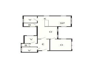 Maison de vacances Blåvand Plan d'étage 22