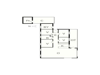 Vakantiehuis Humlum Grondplan 29