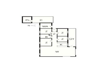 Ferienhaus Humlum Grundriss 3