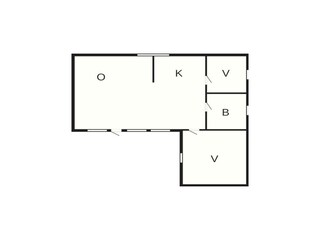 Casa per le vacanze Vorupør Pianta del piano 41