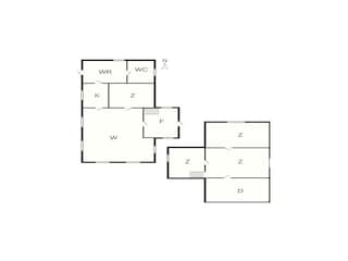 Holiday house Fjand Floor Plan 45