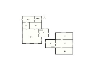 Ferienhaus Fjand Grundriss 45