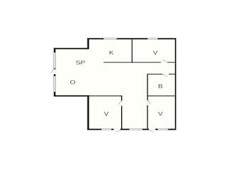 Casa de vacaciones Toftlund Plano de planta 6