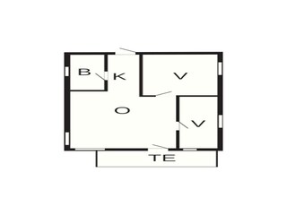 Casa per le vacanze Allinge Pianta del piano 36