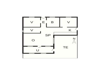 Casa per le vacanze Toftum Pianta del piano 37