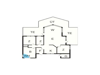 Ferienhaus Bunken Grundriss 12
