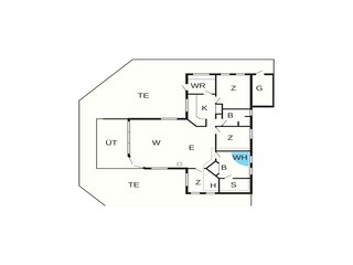 Casa per le vacanze Gjellerodde Pianta del piano 6
