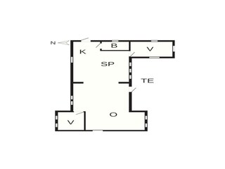Vakantiehuis Skagen Grondplan 49
