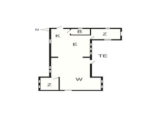 Vakantiehuis Skagen Grondplan 50