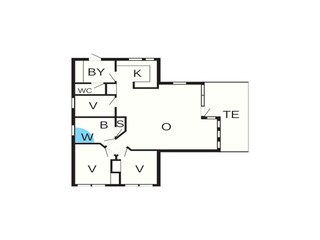 Vakantiehuis Højby Grondplan 25