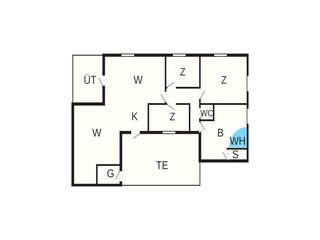 Vakantiehuis Juelsminde Grondplan 28