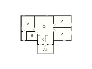 Casa per le vacanze Varekil Pianta del piano 3
