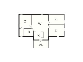 Casa de vacaciones Varekil Plano de planta 4