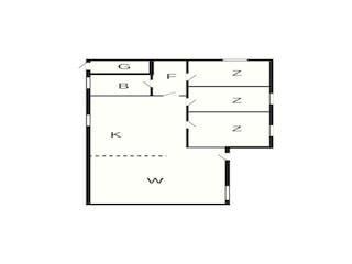 Casa de vacaciones Arrild Plano de planta 3