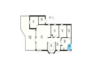 Casa per le vacanze Vestervig Pianta del piano 41