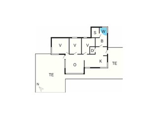 Ferienhaus Nørlev Strand Grundriss 41