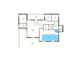 Casa de vacaciones Klitmøller Plano de planta 22