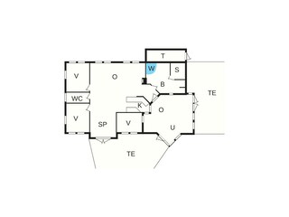 Maison de vacances Jegum Plan d'étage 45