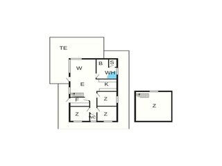 Vakantiehuis Agger Grondplan 22