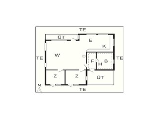 Maison de vacances Harboøre Plan d'étage 31
