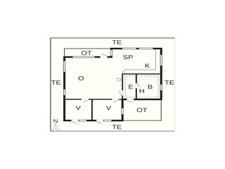 Maison de vacances Harboøre Plan d'étage 30