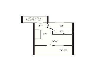 Apartment Fanø Bad Floor Plan 6