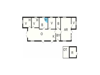 Casa per le vacanze Ansager Pianta del piano 41