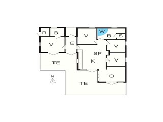 Maison de vacances Nysted Plan d'étage 41