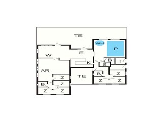 Casa de vacaciones Brenderup Plano de planta 14