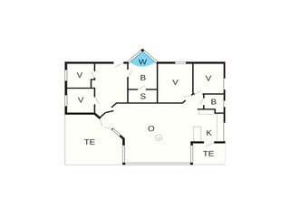 Maison de vacances Klitmøller Plan d'étage 37