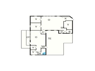 Casa de vacaciones Harboøre Plano de planta 8