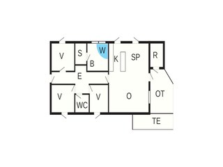 Casa per le vacanze Marielyst Pianta del piano 41