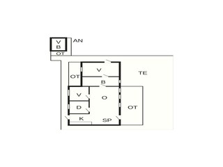 Vakantiehuis Ansager Grondplan 34