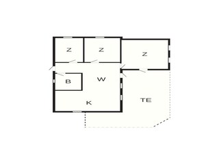 Ferienhaus Hejlsminde Grundriss 2