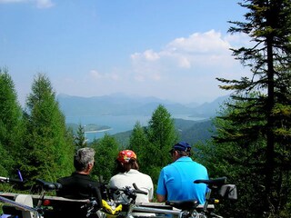 Mountainbiketour m.Blick zum Walchensee    